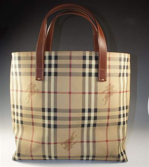 used burberry tote.